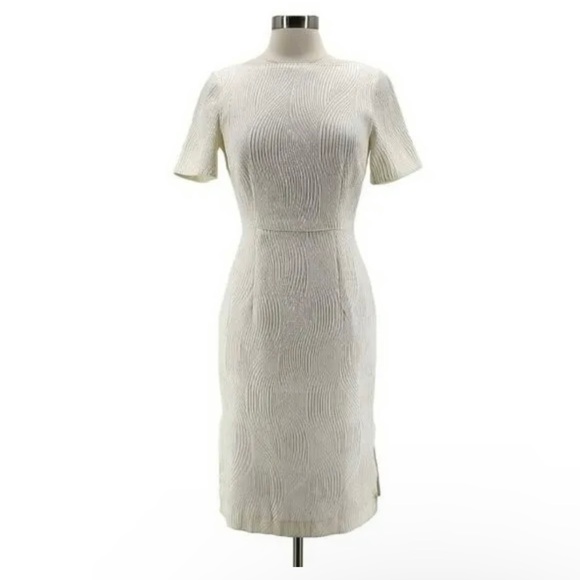 H&M Dresses & Skirts - H&M Ivory Jacquard open back dress